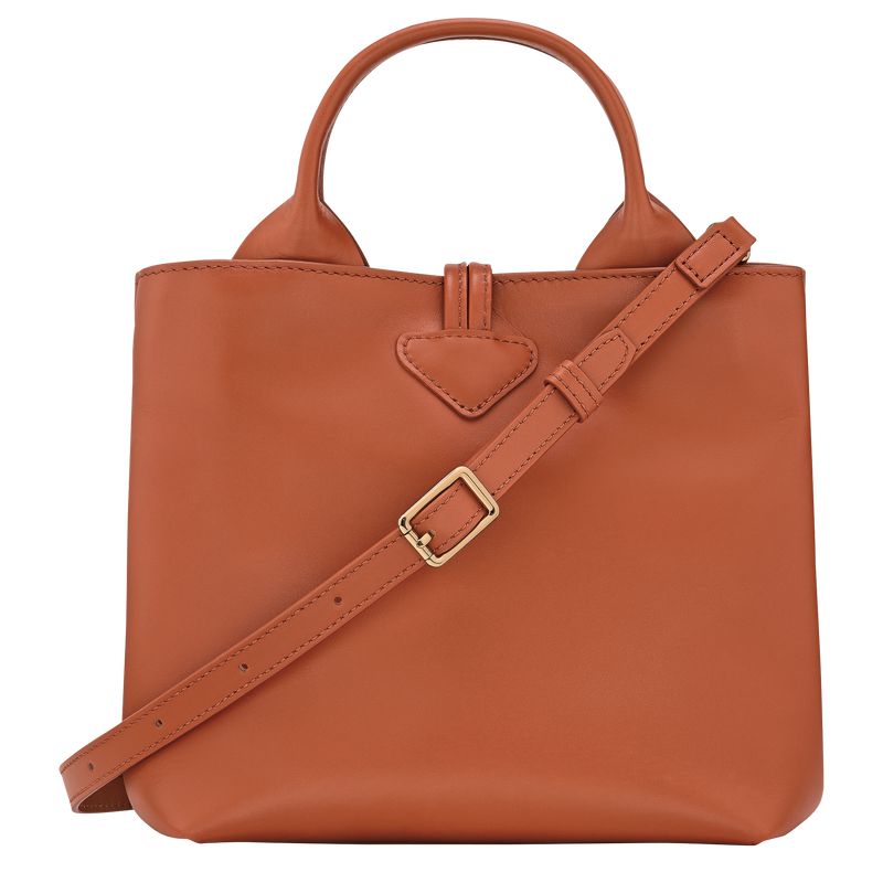 Orange Longchamp Le Roseau S Women Handbag | US-798ITVHYX