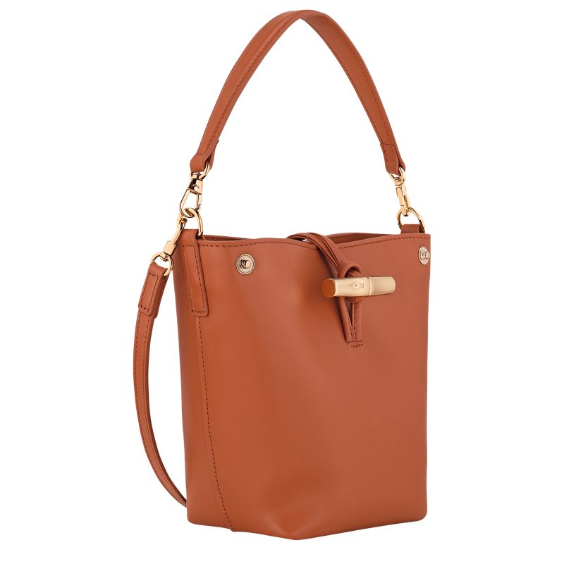 Orange Longchamp Le Roseau Xs Women Bucket Bag | US-948WORBQM