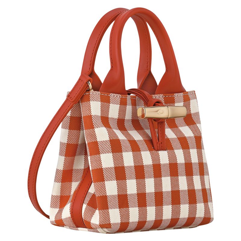 Orange Longchamp Le Roseau Xs Women Handbag | US-379DVNESJ
