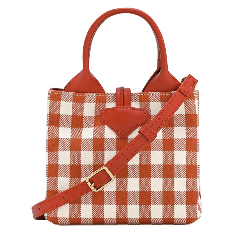 Orange Longchamp Le Roseau Xs Women Handbag | US-379DVNESJ