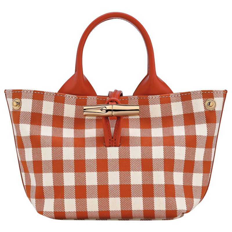 Orange Longchamp Le Roseau Xs Women Handbag | US-379DVNESJ
