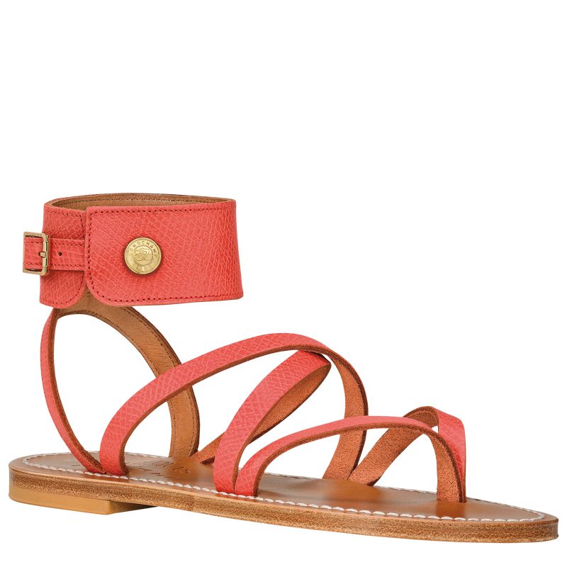 Orange Longchamp X K.Jacques Women Sandals | US-826ZTNFLG
