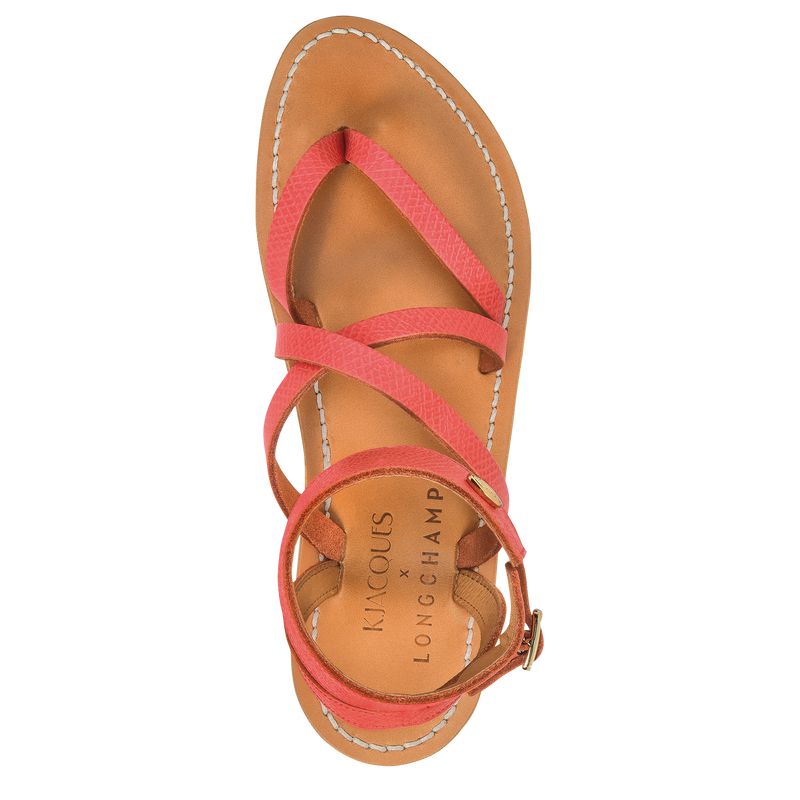 Orange Longchamp X K.Jacques Women Sandals | US-826ZTNFLG