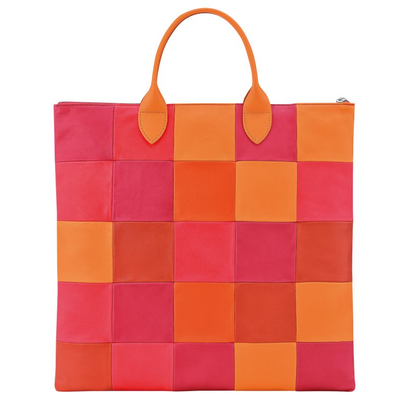 Orange / Red Longchamp Re-play L Men Handbag | US-832IJDUKY