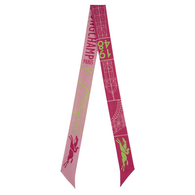 Pink Longchamp Eiffel Tower 1948 Women Headband | US-706MLAWFI