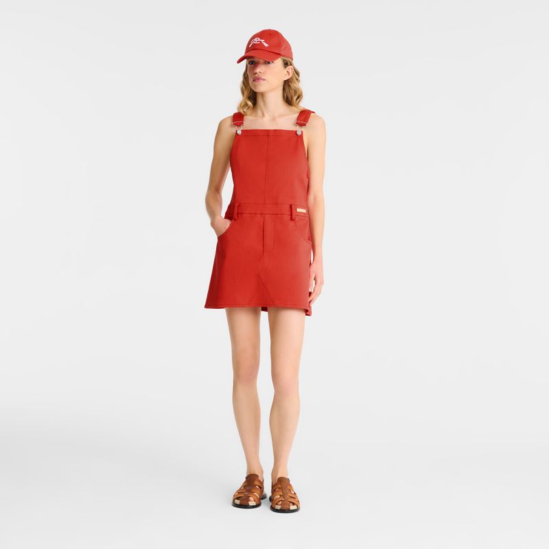 Pink Longchamp Gabardine Women Dress | US-726VQURJC