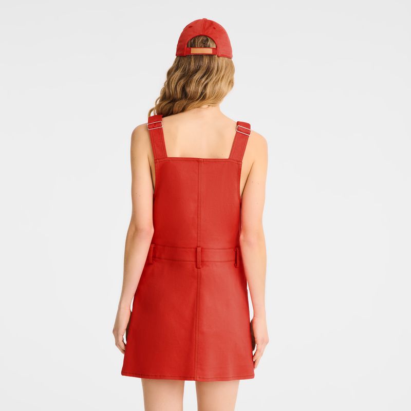Pink Longchamp Gabardine Women Dress | US-726VQURJC