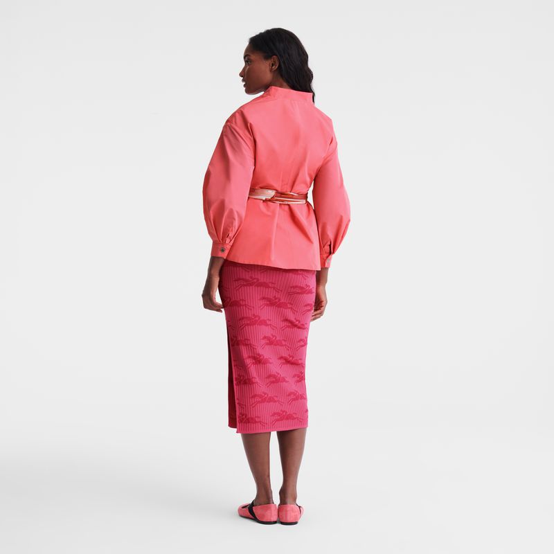 Pink Longchamp Kimono Women Jacket | US-709ORNKFA