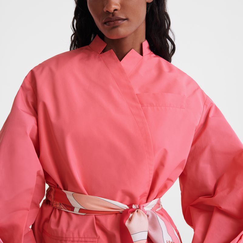 Pink Longchamp Kimono Women Jacket | US-709ORNKFA