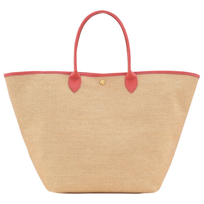 Pink Longchamp Le Pliage Collection L Basket Women Tote Bag | US-307LHMYCR