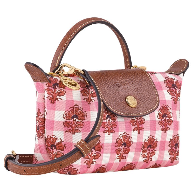 Pink Longchamp Le Pliage Collection Xs Women Pouch | US-941ZQLNBG