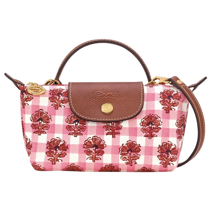 Pink Longchamp Le Pliage Collection Xs Women Pouch | US-941ZQLNBG