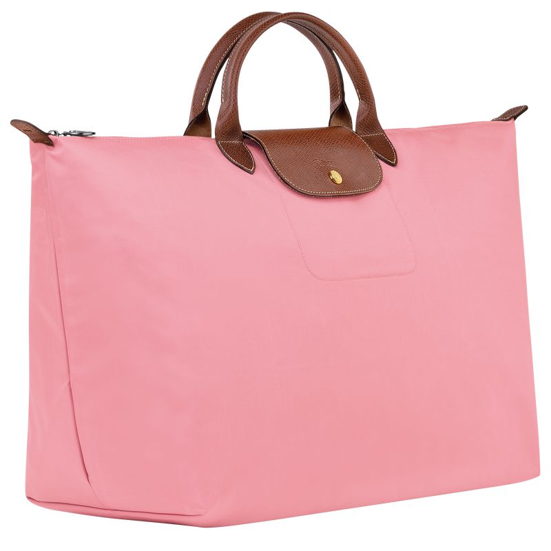 Pink Longchamp Le Pliage Original L Men Travel Bag | US-296AWQFBY