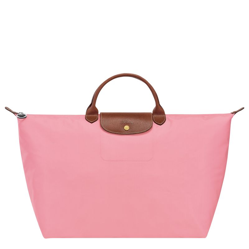 Pink Longchamp Le Pliage Original L Men Travel Bag | US-296AWQFBY