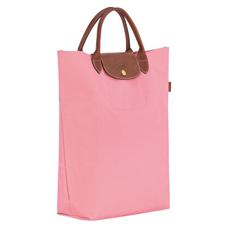 Pink Longchamp Le Pliage Original M Men Tote Bag | US-875NKCGME