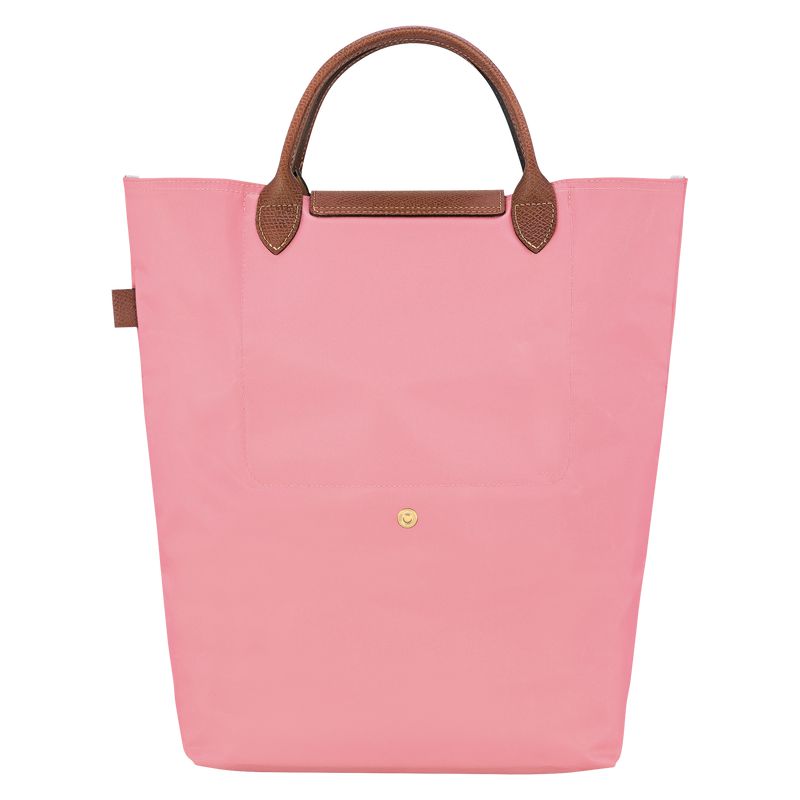 Pink Longchamp Le Pliage Original M Men Tote Bag | US-875NKCGME