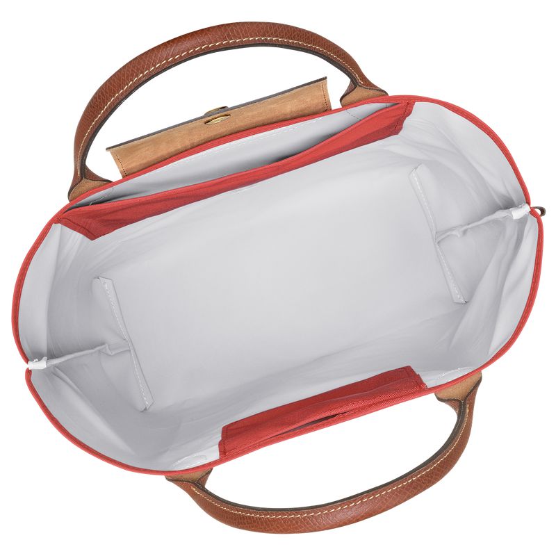 Pink Longchamp Le Pliage Original M Men Tote Bag | US-572QZPKSI