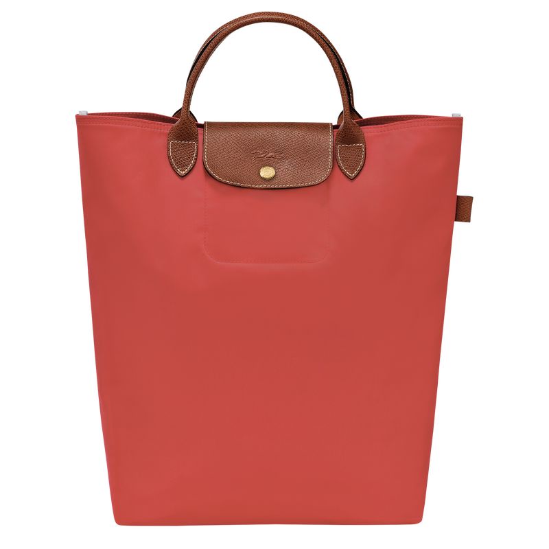 Pink Longchamp Le Pliage Original M Men Tote Bag | US-572QZPKSI