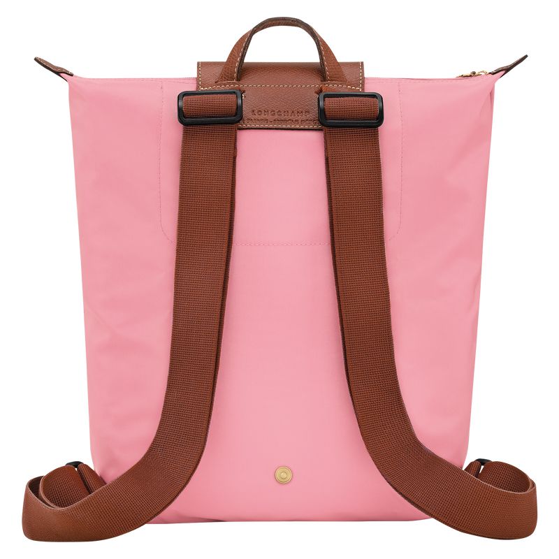 Pink Longchamp Le Pliage Original M Men Backpack | US-591DESHMC