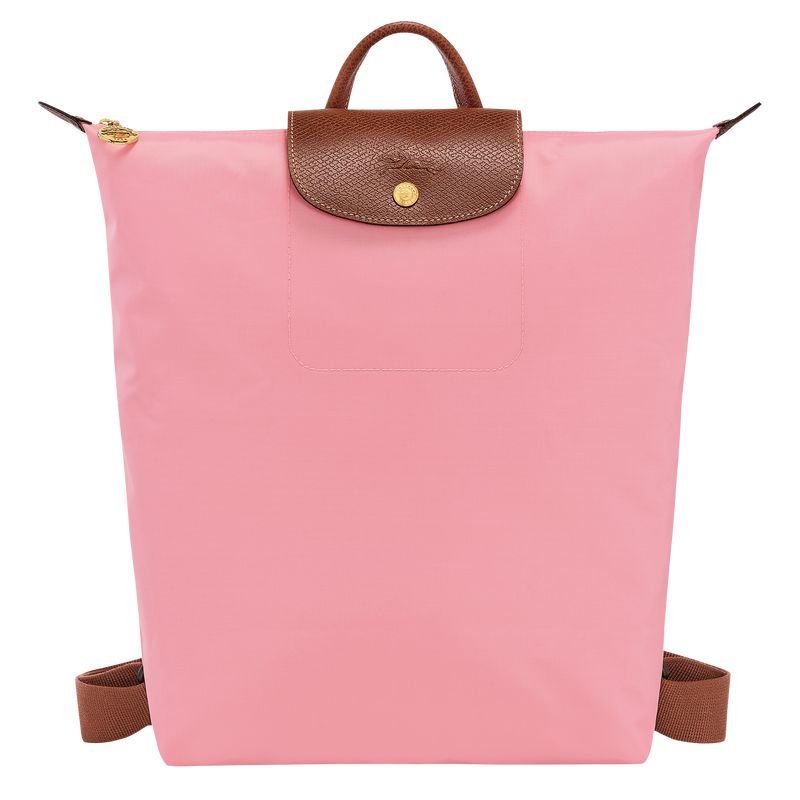 Pink Longchamp Le Pliage Original M Men Backpack | US-591DESHMC