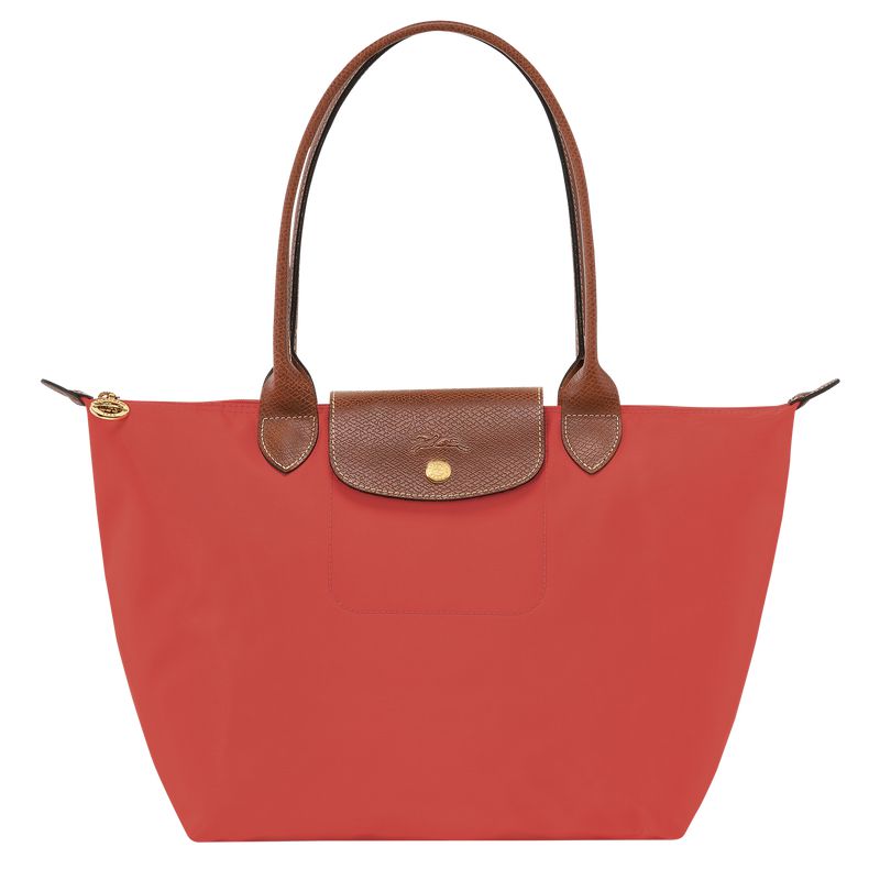 Pink Longchamp Le Pliage Original M Women Tote Bag | US-073BTHMIG