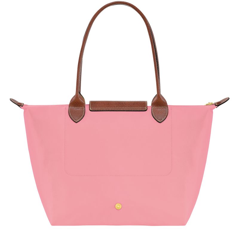 Pink Longchamp Le Pliage Original M Women Tote Bag | US-369YTHXUR