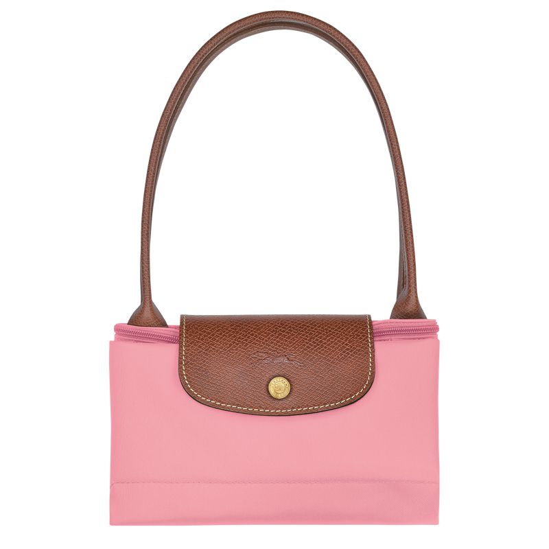 Pink Longchamp Le Pliage Original M Women Tote Bag | US-369YTHXUR