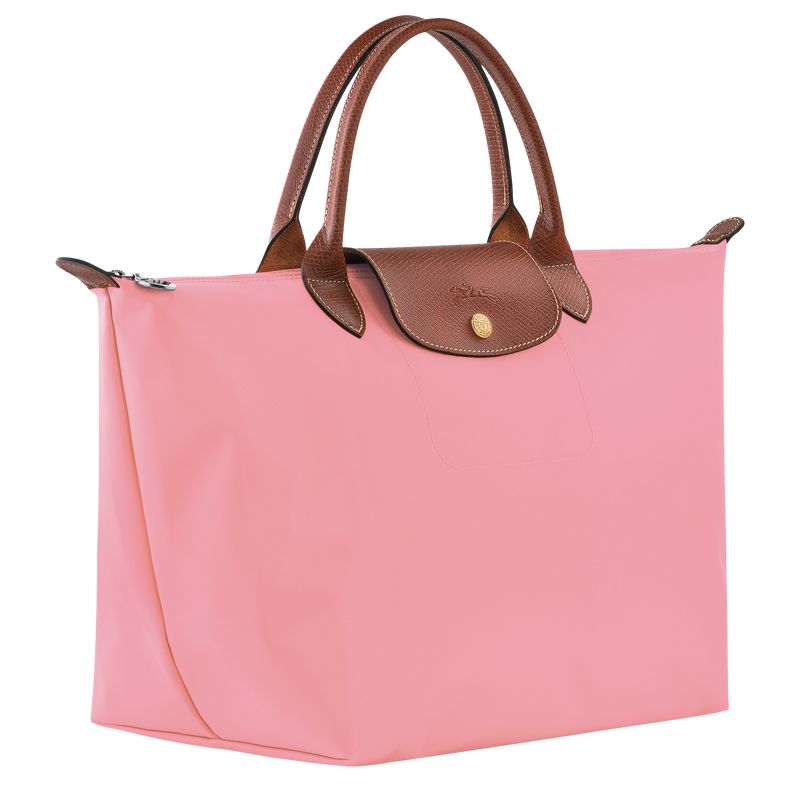Pink Longchamp Le Pliage Original M Women Handbag | US-204ECOLIP