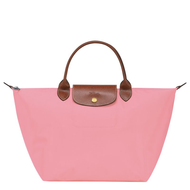 Pink Longchamp Le Pliage Original M Women Handbag | US-204ECOLIP