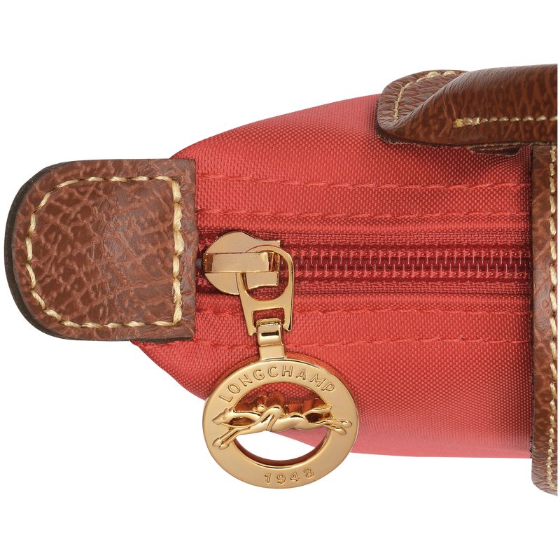 Pink Longchamp Le Pliage Original With Handle Men Pouch | US-736BNXKEM
