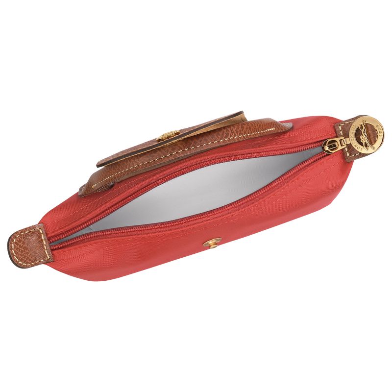 Pink Longchamp Le Pliage Original With Handle Women Pouch | US-532GLUVRI
