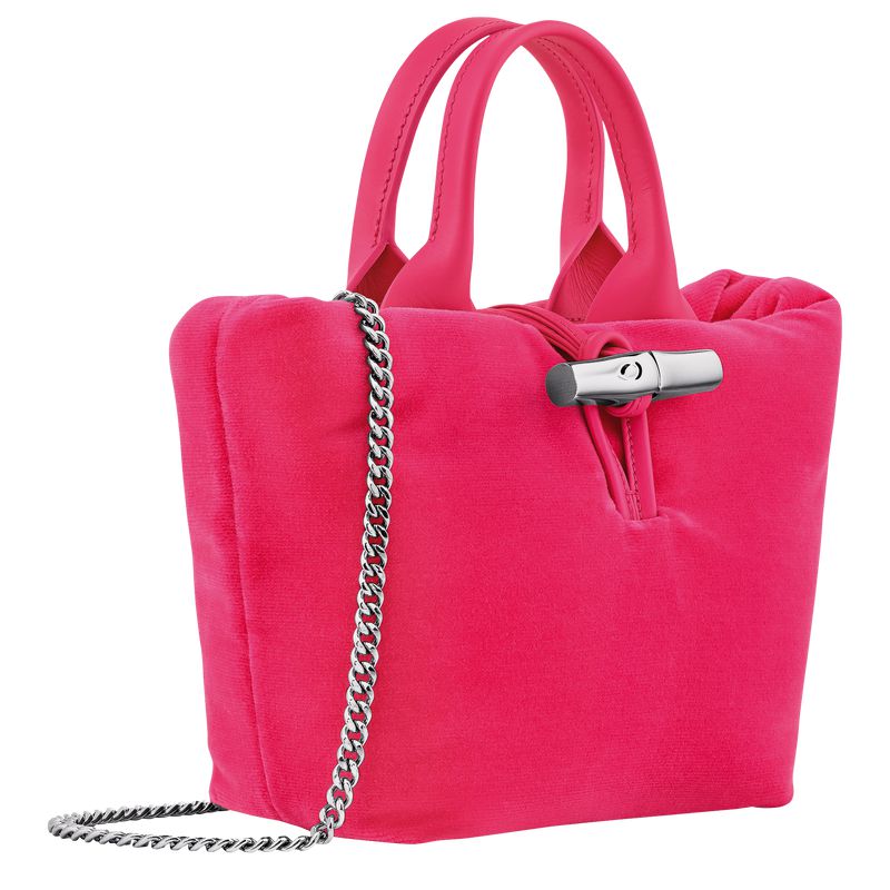 Pink Longchamp Le Roseau Xs Women Handbag | US-280ODRLBX