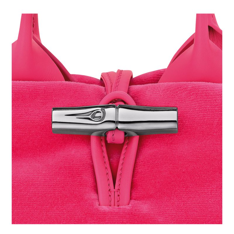 Pink Longchamp Le Roseau Xs Women Handbag | US-280ODRLBX