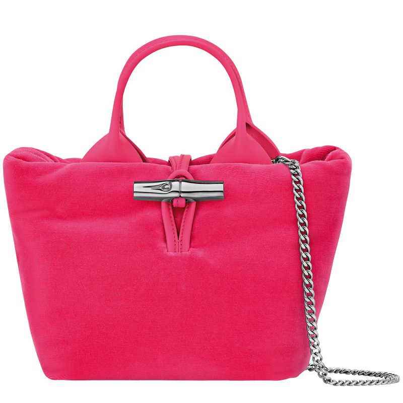 Pink Longchamp Le Roseau Xs Women Handbag | US-280ODRLBX