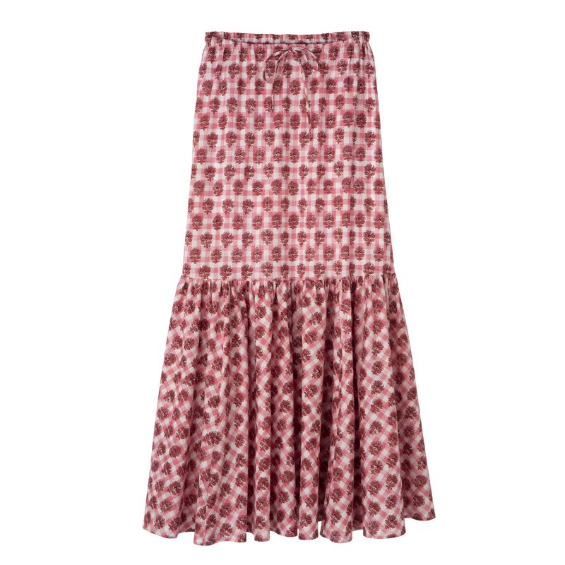 Pink Longchamp Long Women Skirts | US-597SBYKQR