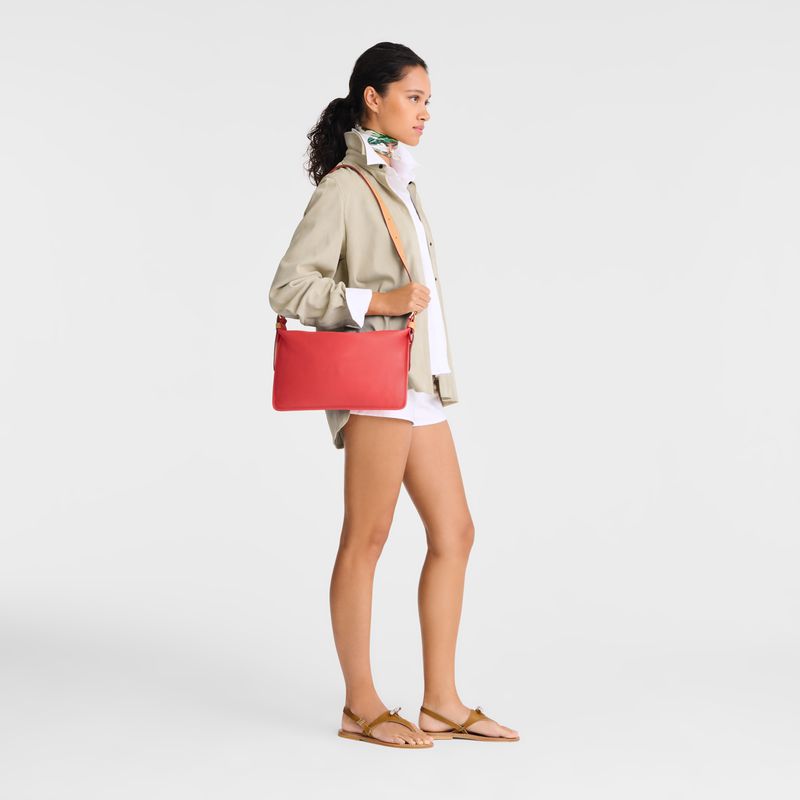 Pink Longchamp Smoothie M Women Crossbody Bag | US-763PTSIOB