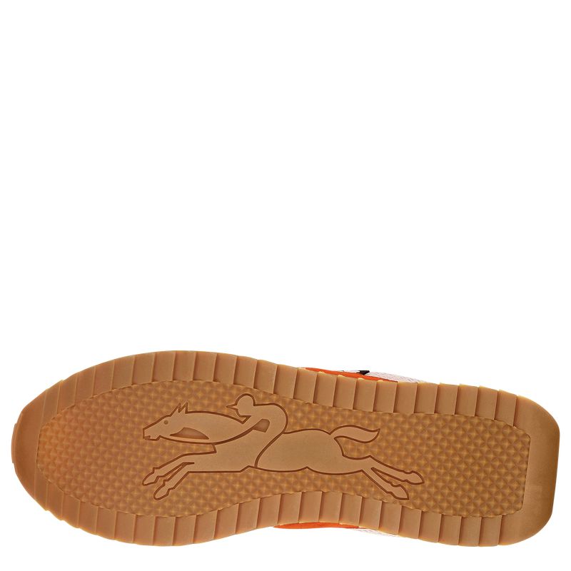 Red / Orange Longchamp Le Pliage Green Women Sneakers | US-607TFJKCO