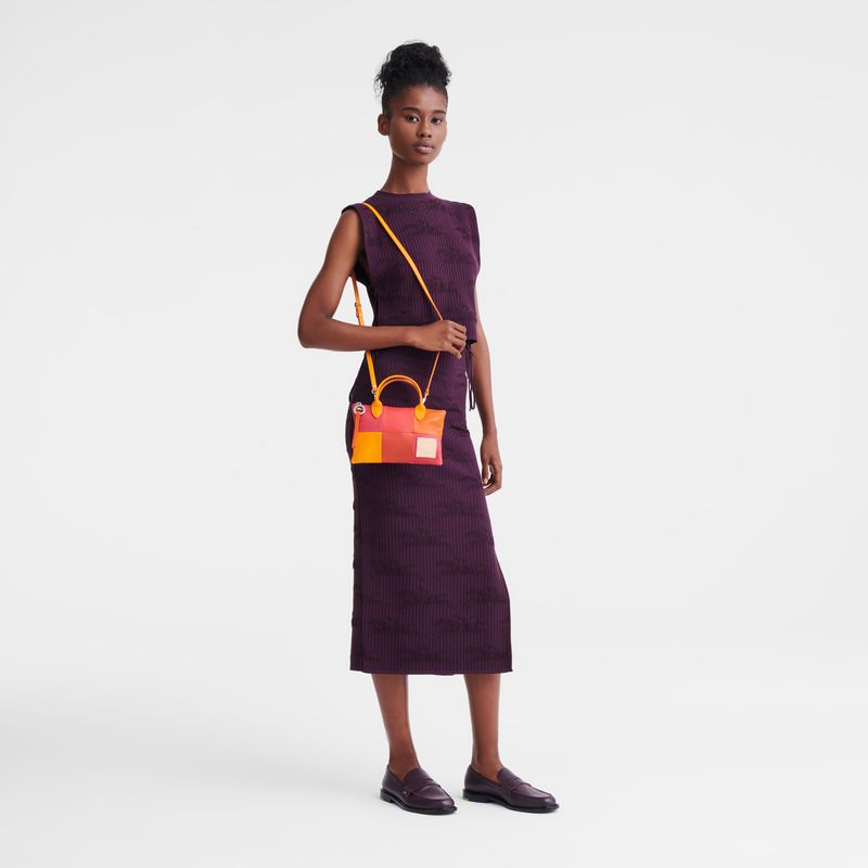 Red / Orange Longchamp Re-play Xs Women Handbag | US-298MVQKYC