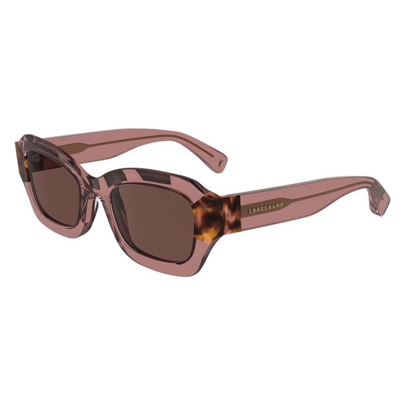 Rose Longchamp Acetate Women Sunglasses | US-135CNYGHV
