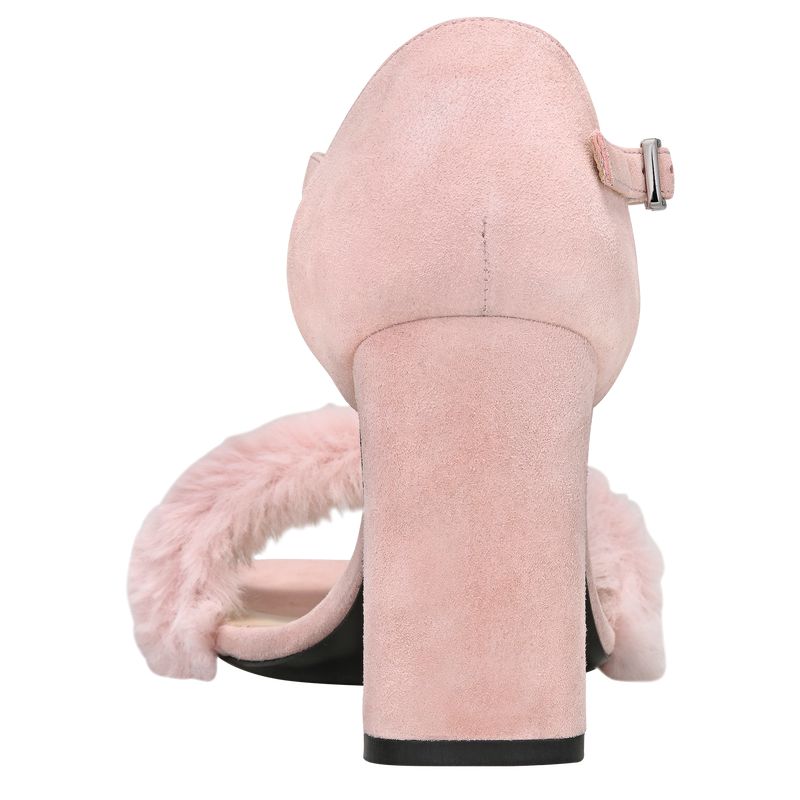 Rose Longchamp Cosy Women Sandals | US-283PYUSBZ