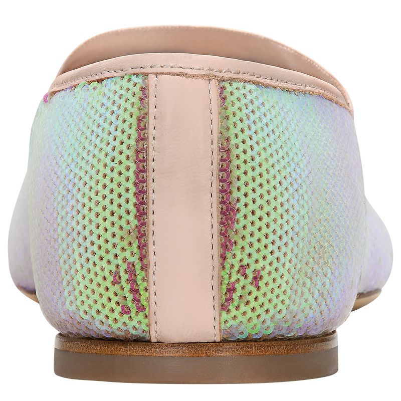 Rose Longchamp Energy Women Ballerinas | US-945OZCBGY