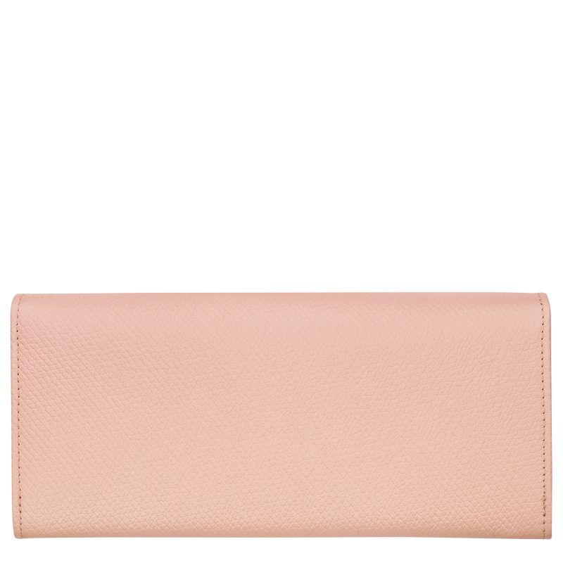 Rose Longchamp Le Roseau Flap Women Wallet | US-705PKWDXL
