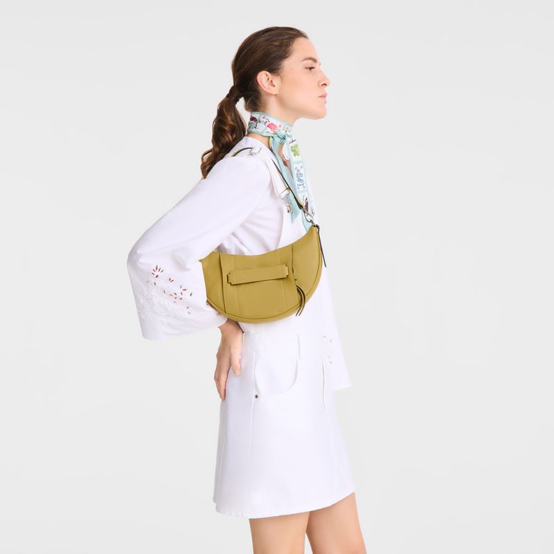 Yellow Longchamp 3D S Women Crossbody Bag | US-471JKDZSL
