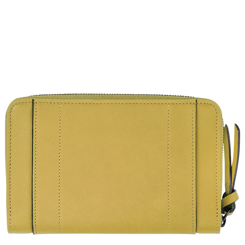 Yellow Longchamp 3D Women Wallet | US-324AJCBGW