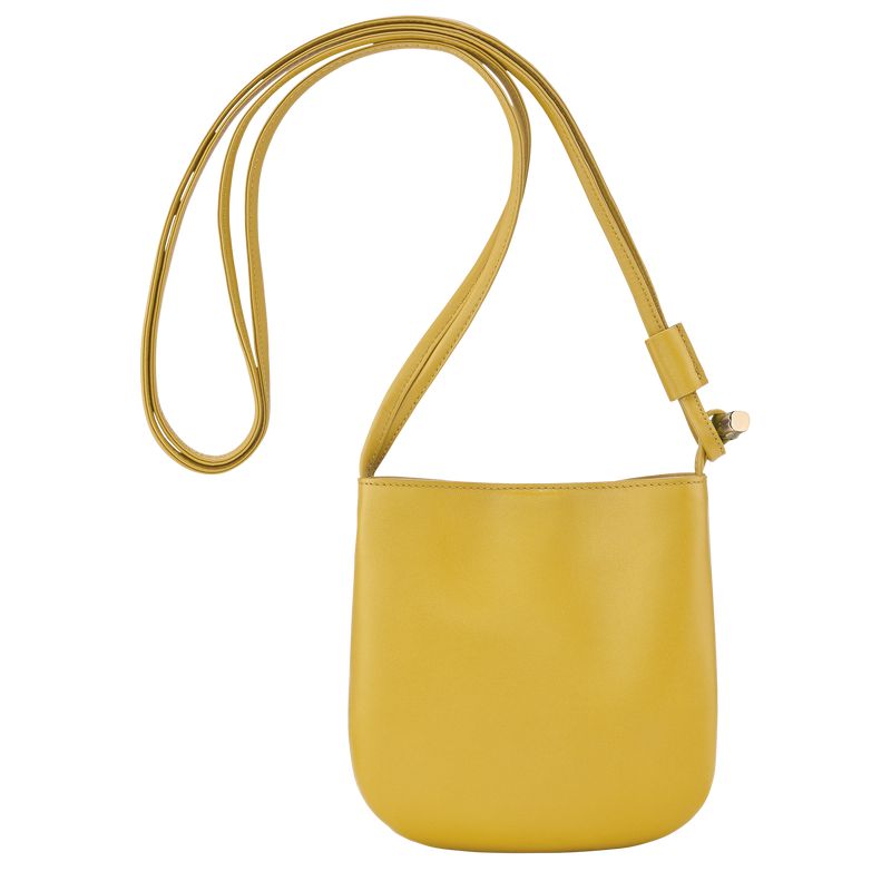 Yellow Longchamp Le Roseau S Women Crossbody Bag | US-924RAFXTN
