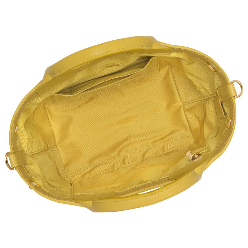 Yellow Longchamp Le Roseau S Women Handbag | US-680BNLVTG