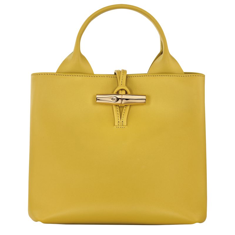 Yellow Longchamp Le Roseau S Women Handbag | US-680BNLVTG