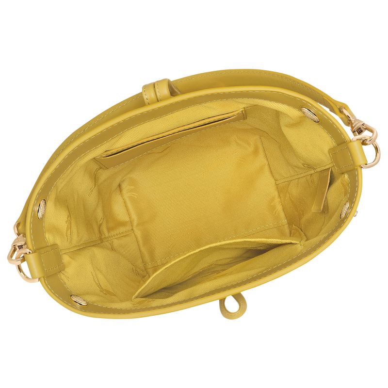 Yellow Longchamp Le Roseau Xs Women Bucket Bag | US-258IYMSDV