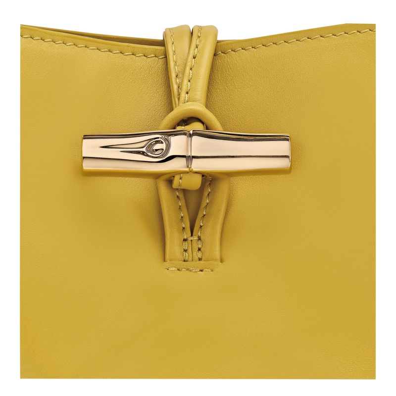 Yellow Longchamp Le Roseau Xs Women Bucket Bag | US-258IYMSDV