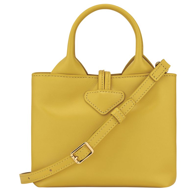 Yellow Longchamp Le Roseau Xs Women Handbag | US-278EOATCV